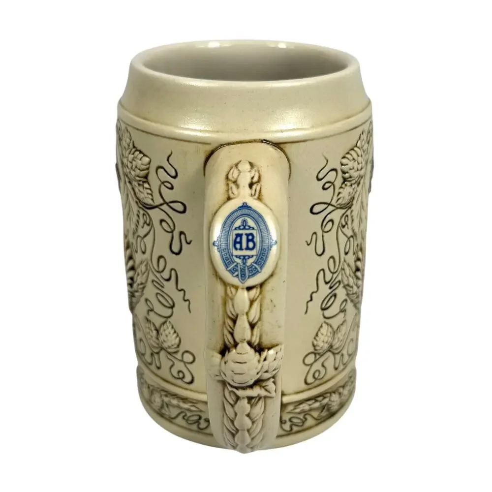 Vtg 1995 Budweiser Beer Stein Anheuser-Busch Collectible Mug w/Box